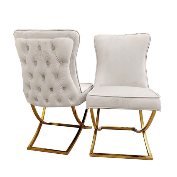 Bell button dining chair